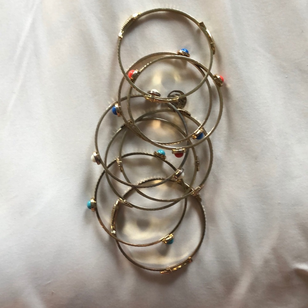 Lilly Pulitzer set of 8 bangles